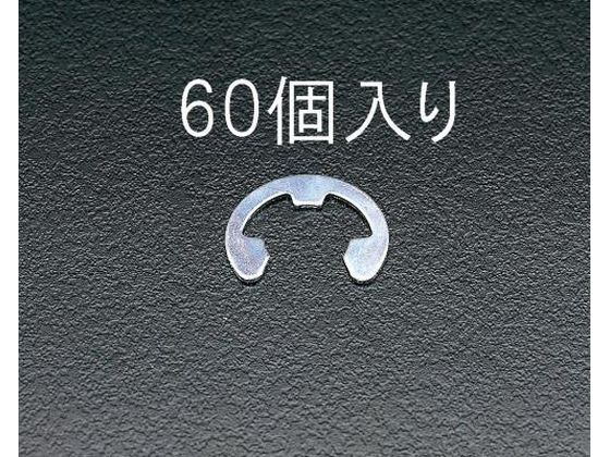 エスコ Eリング 三価クロメート 7.0mm 60個 EA949WE-7