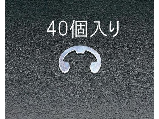 エスコ Eリング 三価クロメート 9.0mm 40個 EA949WE-9