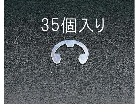 エスコ Eリング 三価クロメート 12mm 35個 EA949WE-12