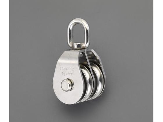 エスコ 滑車 ステンレス製 2車 25.4mm EA987SM-25W