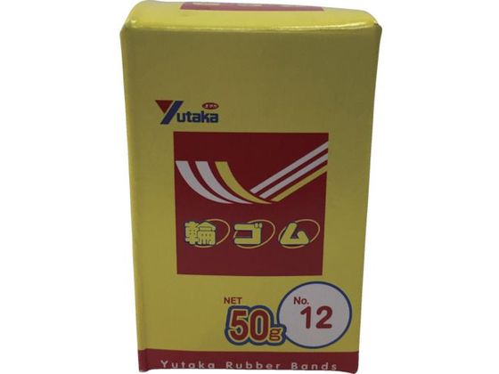 ユタカメイク 輪ゴム箱入り #12 50g TTB-1205