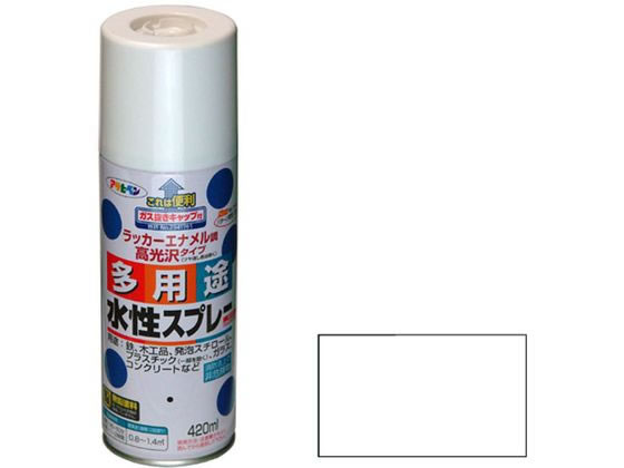 アサヒペン 水性多用途スプレー 420ml クリヤ