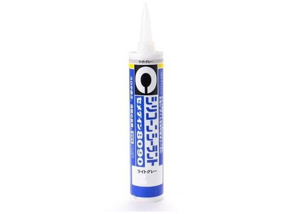 セメダイン シリコーンシーラント 8090 ライトグレー 330mL SR-147