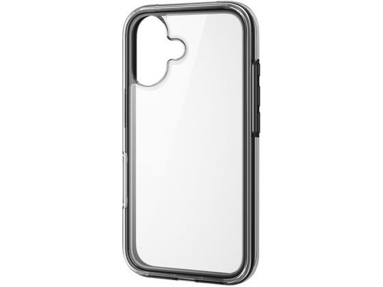 エレコム iPhone16 ケース エアバッグ ブラック PM-A24AHVAIR2BK エレコム iPhone16 ケース エアバッグ ブラック PM-A24AHVAIR2BK