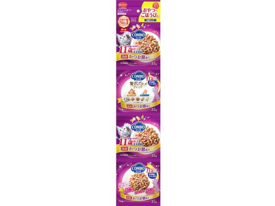 日本ペットフード コンボ キャット 11歳 かつお節 35g×4連パック