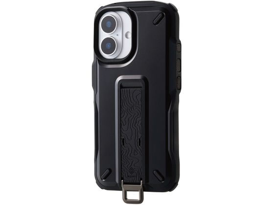 エレコム iPhone16 ケース NESTOUT ブラック PM-A24ANESTBK エレコム iPhone16 ケース NESTOUT ブラック PM-A24ANESTBK