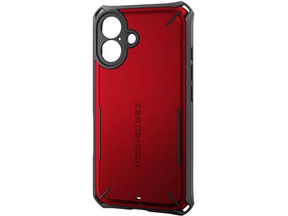 エレコム iPhone16 ケース ZEROSHOCK レッド PM-A24AZEROSRD エレコム iPhone16 ケース ZEROSHOCK レッド PM-A24AZEROSRD