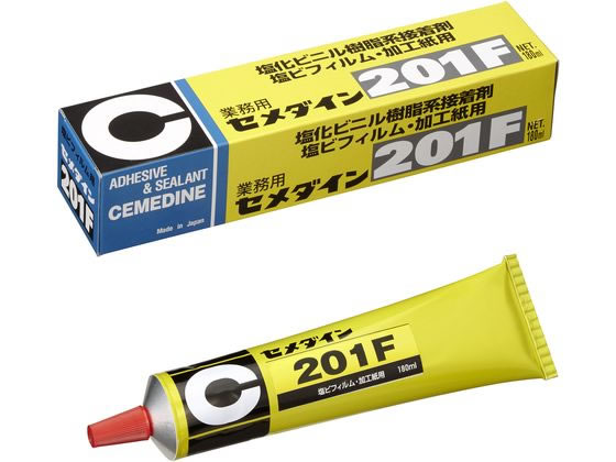 セメダイン 塩化ビニル樹脂系接着剤 201F 180mL太 AR-124
