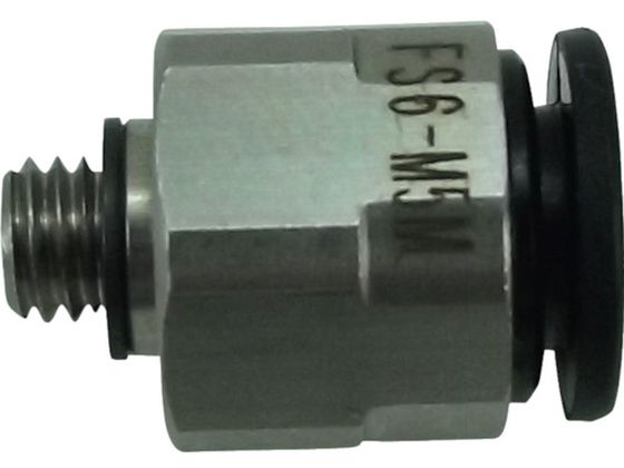 チヨダ ファイブSUSメイルコネクタ 6mm・M5×0.8 FS6-M5M チヨダ ファイブSUSメイルコネクタ 6mm・M5×0.8 FS6-M5M