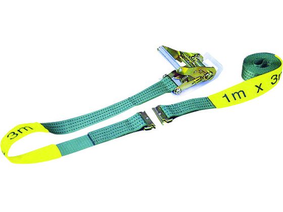 ニッコウ ベルト荷締機 ワンピース金具付 幅50mm 長さ1m 固定・3m