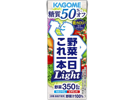 カゴメ 野菜一日これ一本 Light 200mL カゴメ 野菜一日これ一本 Light 200mL