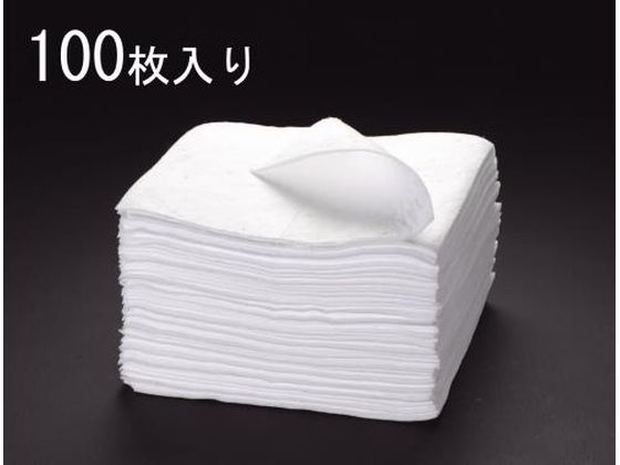 エスコ 油吸着パッド 水分離型 100枚 380×455mm