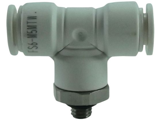 チヨダ ファイブSUSメイルブランチティ 白 6mm・M5×0.8 FS6-M5MTW チヨダ ファイブSUSメイルブランチティ 白 6mm・M5×0.8 FS6-M5MTW
