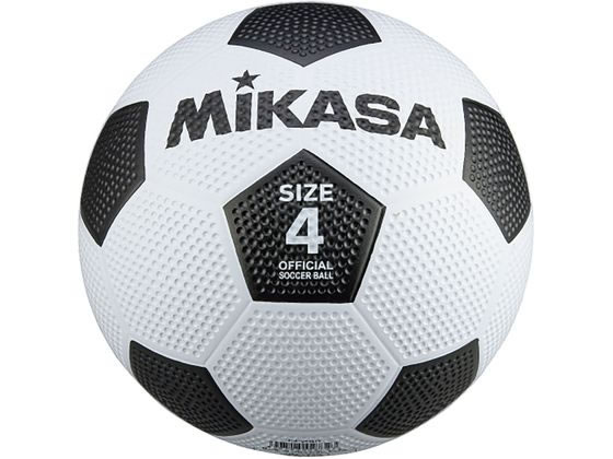 ミカサ サッカー 4号 ゴム ホワイト/ブラック F4-WBK ミカサ サッカー 4号 ゴム ホワイト/ブラック F4-WBK