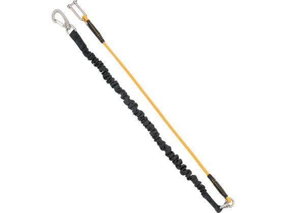 ●型番：AZ-SZZSY●最大長さ（mm）：1300 ●自然長（mm）：800 ●色：イエロー●最大使用荷重：3kg●伸縮ロープ芯材：スチール ●工具接続ロープ芯材：スチール●安全性確保のため、指定さ