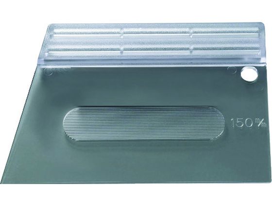 TRUSCO スキージ 透明ポリカーボネート製 150MM PCSKJ-150