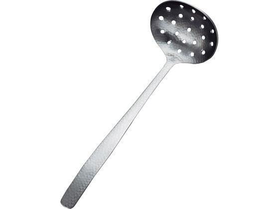 ワダコーポレーション 18-8 和味 槌目入 穴明お玉 中 6221700