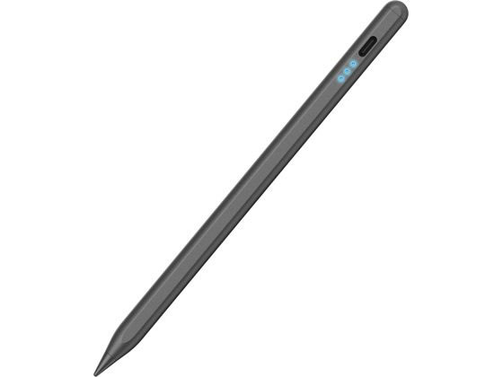 エレコム タッチペン iPad用 Type-C充電 グレー P-TPACSTAP07GY エレコム タッチペン iPad用 Type-C充電 グレー P-TPACSTAP07GY