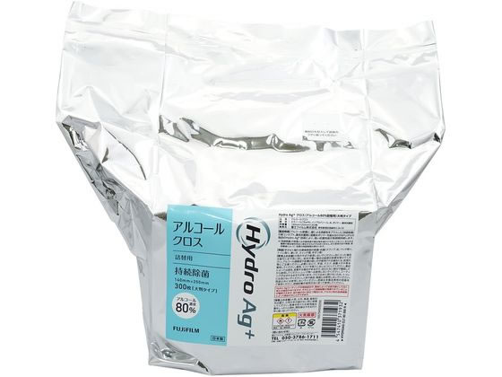富士フイルム HydroAg+ クロス 詰替用 300枚入 富士フイルム HydroAg+ クロス 詰替用 300枚入