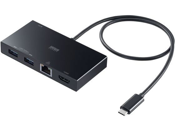 サンワサプライ USB Type-Cドッキングステーション USB-DKM10BKが5,922