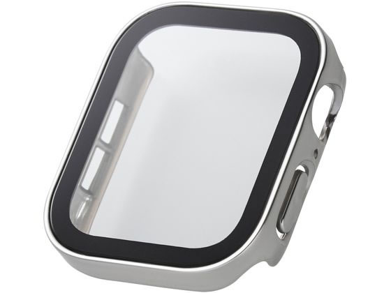 エレコム アップルウォッチSE 44mm フルカバー シルバー AW-23DFCGESV エレコム アップルウォッチSE 44mm フルカバー シルバー AW-23DFCGESV