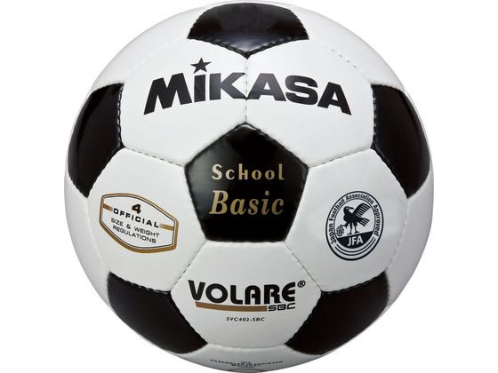 ミカサ サッカー 4号 検定球 ホワイト/ブラック SVC402SBC-WBK ミカサ サッカー 4号 検定球 ホワイト/ブラック SVC402SBC-WBK