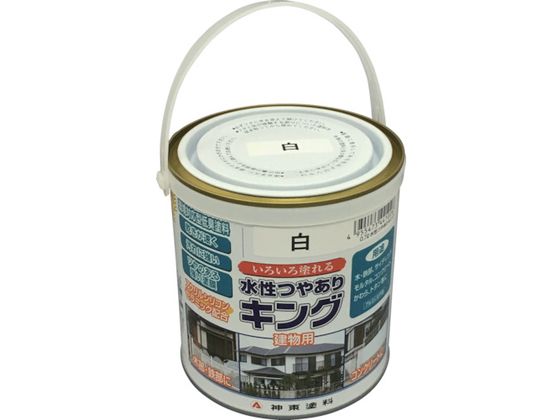 シントー 水性つやありキング 白 0.7L 4402-0.7