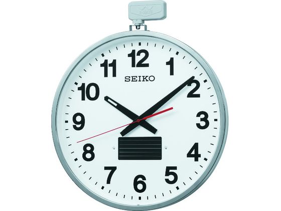 SEIKO ソーラー屋外用大型電波掛時計 527×450×78 金属枠 SEIKO ソーラー屋外用大型電波掛時計 527×450×78 金属枠