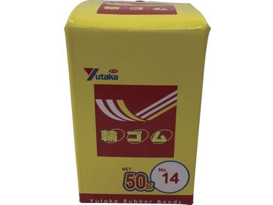 ユタカメイク 輪ゴム箱入り #14 50g TTB-1405