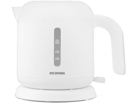 アイリスオーヤマ 電気ケトルベーシックタイプ IKEB-800-W アイリスオーヤマ 電気ケトルベーシックタイプ IKEB-800-W