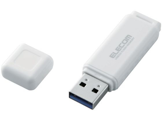 エレコム USBメモリ 32GB USB3.0 ホワイト MF-HSU3A32GWH エレコム USBメモリ 32GB USB3.0 ホワイト MF-HSU3A32GWH