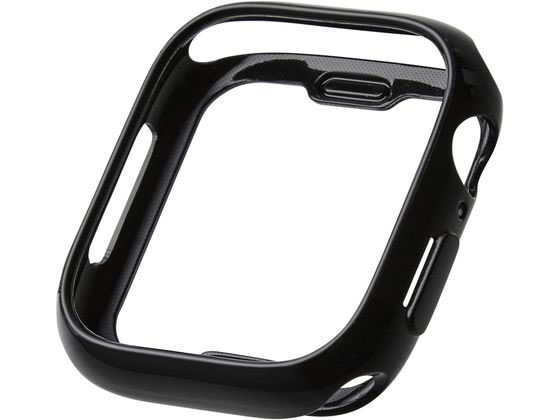 エレコム アップルウォッチ 46mm ソフトバンパー ブラック AW-24ABPUBK エレコム アップルウォッチ 46mm ソフトバンパー ブラック AW-24ABPUBK