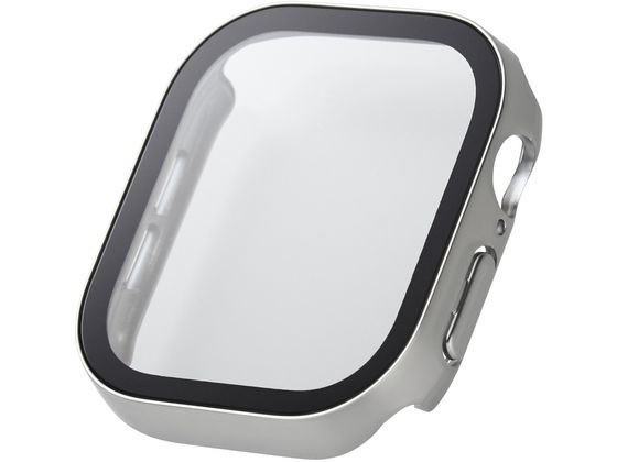 エレコム アップルウォッチ 46mm フルカバー 防水 シルバー AW-24AFCGESV エレコム アップルウォッチ 46mm フルカバー 防水 シルバー AW-24AFCGESV