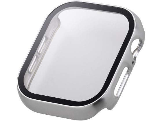 エレコム アップルウォッチ 46mm フルカバー メタリックシルバー AW-24AFCGPSV エレコム アップルウォッチ 46mm フルカバー メタリックシルバー AW-24AFCGPSV