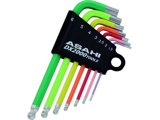 ASH オーロライン ボールポイント六角棒レンチセット7本組 AZUS710 ASH オーロライン ボールポイント六角棒レンチセット7本組 AZUS710