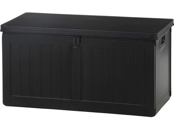 不二貿易 収納BOXベンチ ブラック 190L 55252 不二貿易 収納BOXベンチ ブラック 190L 55252