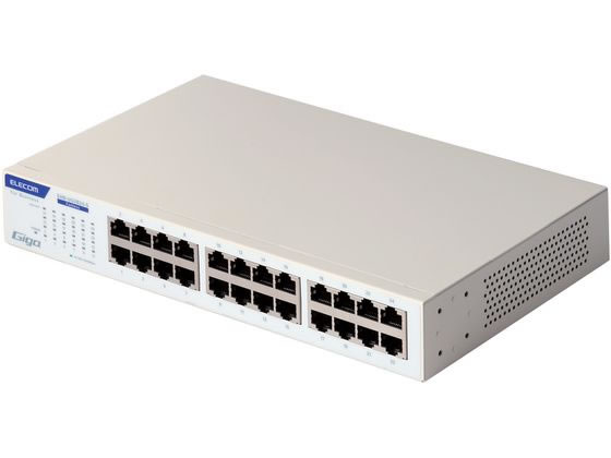 エレコム スイッチングハブ アンマネージ Giga 24ポート EHB-UG2B24-S エレコム スイッチングハブ アンマネージ Giga 24ポート EHB-UG2B24-S