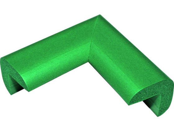 TRUSCO 安心クッションコーナー用 小 グリーン TAC-28