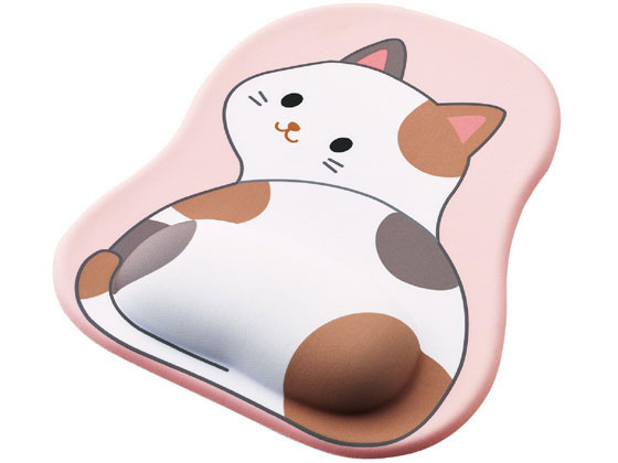 エレコム マウスパッド リストレスト付 ダイカット MP-AN05CAT エレコム マウスパッド リストレスト付 ダイカット MP-AN05CAT