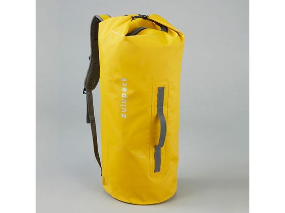 エスコ ロールトップリュック 防水 イエロー φ300×550mm 45L