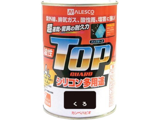 KANSAI カンペ 油性トップガード0.4Lくろ #00017640021004