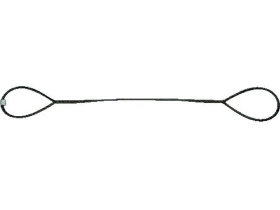 TRUSCO 玉掛けワイヤーロープ 段落し 10mm×2.5m TWD-10S2.5