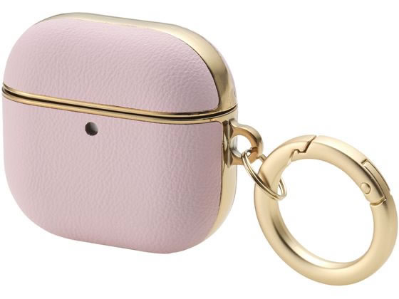 エレコム AirPods 第4世代 レザーケース ピンク AVA-AP06PLMJPN エレコム AirPods 第4世代 レザーケース ピンク AVA-AP06PLMJPN