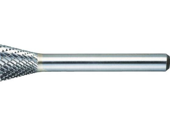●型番：TB52C160●形状：逆テーパー（ダブルカット）●軸径（mm）：6●刃径（mm）：16●刃長（mm）：19●最高使用回転数（rpm）：12000●軸長（mm）：50●タイプ：ロー付●角度（°