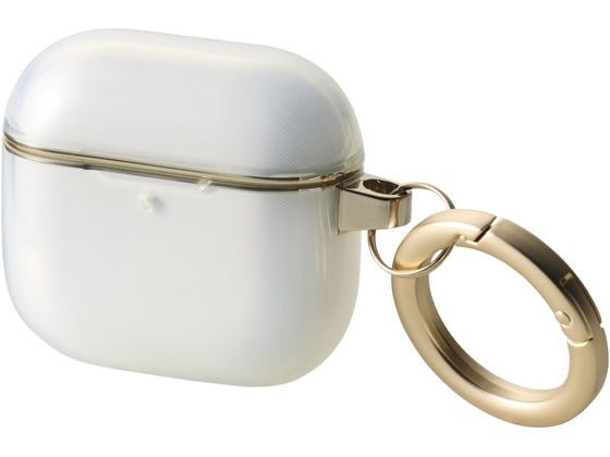 エレコム AirPods 第4世代 ソフトケース ゴールドライン エレコム AirPods 第4世代 ソフトケース ゴールドライン