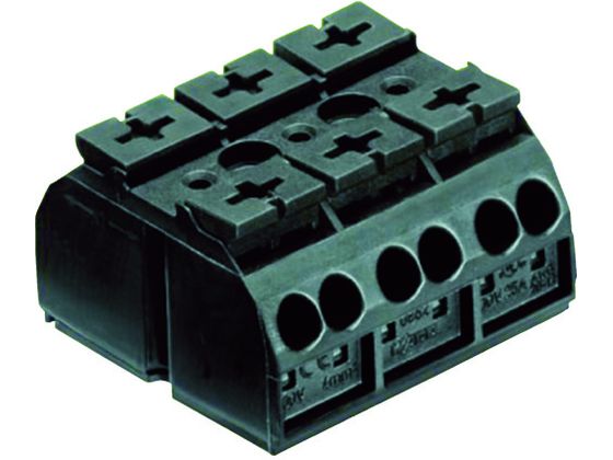 ●型番：WTB30-3●入数：10個●色：ブラック ●極数：3 ●長さ（mm）：36 ●幅（mm）：35 ●高さ（mm）：21．4●適用電線：0．5〜4．0mm［［の2乗］］ ●AWG：20〜12 ●