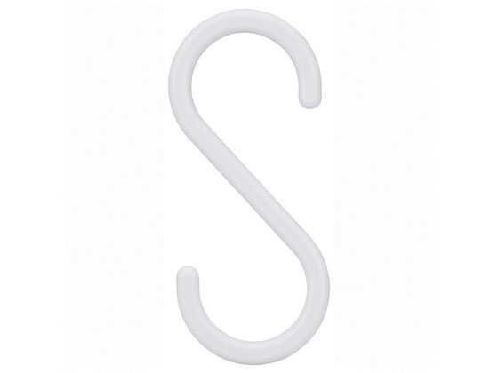 レック S字フック (大) 4個入 ホワイト H00502 レック S字フック (大) 4個入 ホワイト H00502
