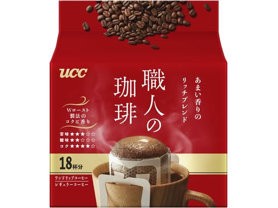 UCC 職人の珈琲 ワンドリップあまい香りのリッチ 18P 351735 UCC 職人の珈琲 ワンドリップあまい香りのリッチ 18P 351735