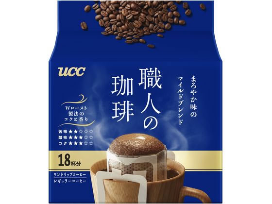 UCC 職人の珈琲 ワンドリップまろやか味のマイルド18P 351736 UCC 職人の珈琲 ワンドリップまろやか味のマイルド18P 351736
