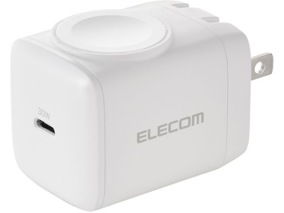 エレコム USB充電器 アップルウォッチ充電 30W ホワイト EC-AC9830WH エレコム USB充電器 アップルウォッチ充電 30W ホワイト EC-AC9830WH